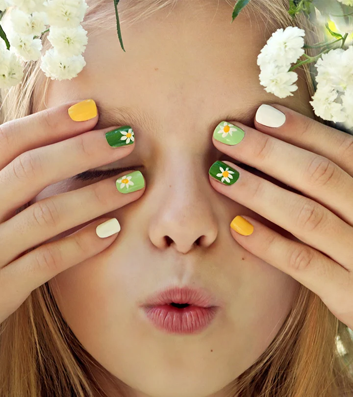 Kids manicure and pedicure service